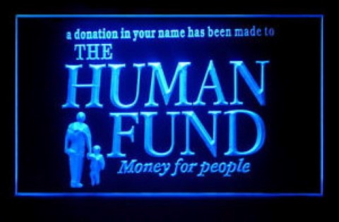 Human Fund Seinfeld LED Neon Sign